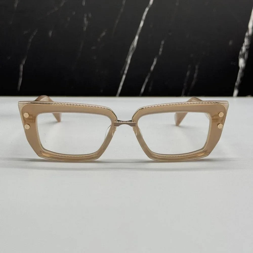 NEW BALMAIN BPX-134C NUDE CAT EYE WOMEN BALMAIN EYEGLASSES